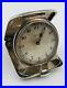 Antique 8 Day 15j Concord Art Deco Engraved Sterling Silver Traveling Clock