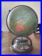 Antique Art Deco 1930’s Replogle World Globe with Working Clock made in Chicago