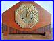 Antique Art Deco Chiming Mantel Mantle Clock Amsterdam School Junghans