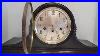 Antique Art Deco Era 1924 Junghans Tambour Westminster Chimes Mantel Clock