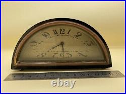 Antique Art Deco Faturan Clock Phenolic Resin Bakelite Cherry Colour 137 Grams