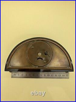 Antique Art Deco Faturan Clock Phenolic Resin Bakelite Cherry Colour 137 Grams