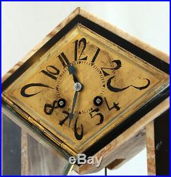 Antique Art Deco French Clock 1920 Super Design