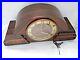 Antique Art Deco German Mantle Clock Walnut Restored Chimes Working Order 1930’s