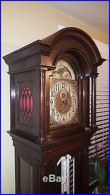 Antique Art Deco German Winterhalder 5 Tube/Tubular Grandfather Clock Circa 1920
