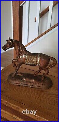 Antique Art Deco Spelter Horse Figure, Clock Topper