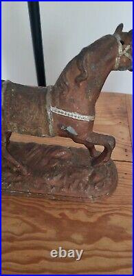 Antique Art Deco Spelter Horse Figure, Clock Topper