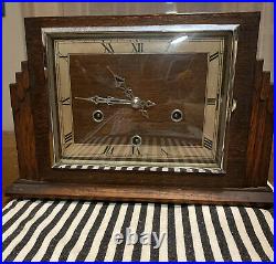 Antique Art Deco Unique Westminster chime Mantle clock British