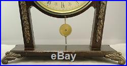 Antique Art Deco or Nouveau Mantel Clock by Plato, Made Holland or Netherlands