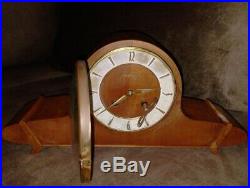 Antique Art DecoJunghans Shelf Mantel Clock Chime Mantel Clock Made in Germany