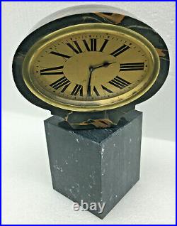 Antique French Art Deco Swivel Mantel Clock