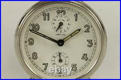 Antique German JUNGHANS Mantel Alarm Clock W. 231 Art Deco 1930's