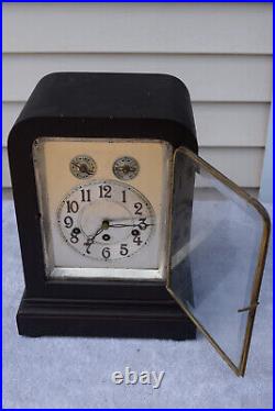 Antique Junghans Westminster Chime Oregon No 1772 Bracket / Mantle Clock READ