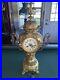 Antique Late 1800’s Ormolu Arte Nouveau French Gilt Brass Urn Mantel Clock 24