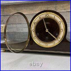 Antique Mauthe Mantle Clock, Art Deco 1920s, Works beautifully includes key