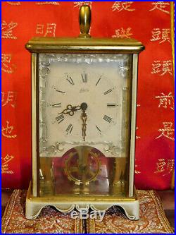 Antique Rare Aug. Schatz 8 Day Brass Carriage Clock (in Good Working Order)