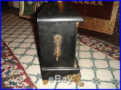 Antique Sessions Art Deco Mantel Clock-Goldenrod-Lovely Details-LQQK