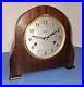 Antique Smiths Enfield England Art Deco Chime Mantel Clock Working 8 Day Britain