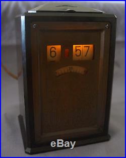 Antique / Vintage Art Deco GENERAL ELECTRIC DIGITAL Electric Clock, Patent 1927