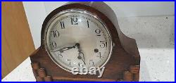 Antique Westminster chiming mantle clock in full working order