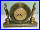 Antique Whitehall Hammond Art Deco Green Onyx Electric Clock