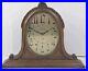 Antique Working 1920’s WALTHAM Mahogany 8 Day Art Deco Mantel Shelf Clock