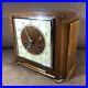 Antique c1930’s Smiths Square Art Deco Chiming Mantel Clock Running Well