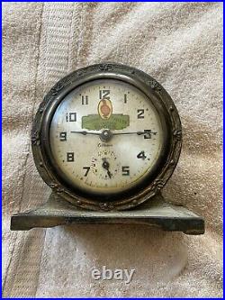 Art Deco Advertising Friedman Shelby All Leather Shoes Clock