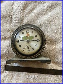 Art Deco Advertising Friedman Shelby All Leather Shoes Clock