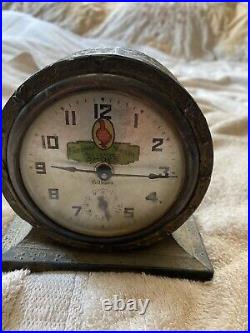 Art Deco Advertising Friedman Shelby All Leather Shoes Clock