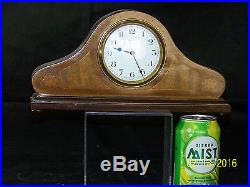 Art Deco Bayard Duverdrey & Bloquel Inlaid Shelf Mantle Clock-Works Great