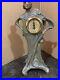 Art Deco Clock Mercedes Gebr. Hauser Made In Germany 12.5 Weight 4 Lbs Rare