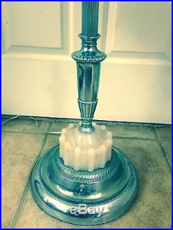 Art Deco Dc3 + Clock Table Smoke Lighted Stand