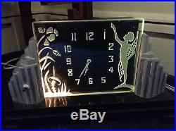 Art Deco Electric Mantle Clock