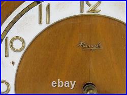 Art Deco Era KIENZLE Wood Mantle Clock Beautifully Crafted Made in Germany