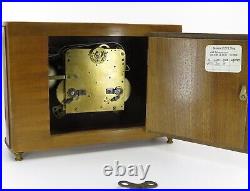 Art Deco Era KIENZLE Wood Mantle Clock Beautifully Crafted Made in Germany