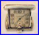 Art Deco Eszeha Chopard Tavannes 935 Silver Case Travel Clock