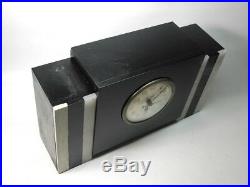 Art Deco Hamilton Black Onyx Mantel Clock