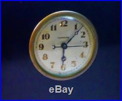 Art Deco Hamilton Black Onyx Mantel Clock