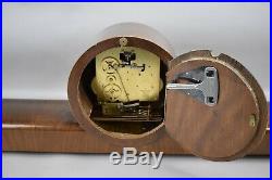 Art Deco Hermle Mantle Clock Wood Germany Pearl Grandfather Clock Movement Wind