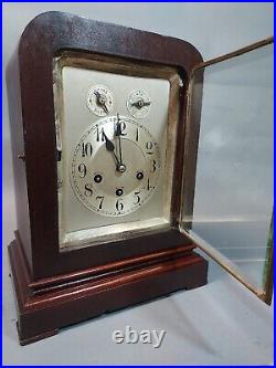 Art Deco Junghans Westminster Chime Bracket Or Mantle Clock