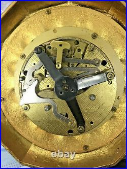 Art Deco Lancel Clock Gilt bronze F. Mauthe internal hallmark Bells L@@@@K