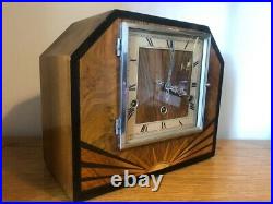 Art Deco Mantel Clock Westminster Chime Spares or Repairs