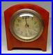 Art Deco Marbled Butterscotch Bakelite Catalin Clock (nonworking)