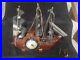 Art Deco Nautical Pirate Ship Lighted Clock By United Clock Corp Brooklyn