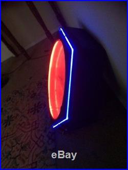 Art Deco Neon Clock Sign Amazing Shape! Vintage! Found In Storage And Works