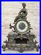 Art Deco Nouveaue Genuine Bronze Mantle Maiden Clock Home Decoration Deccor