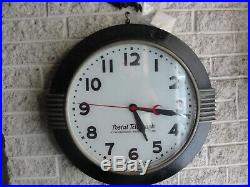 Art Deco Postal Telegraph Clock Hammond Instruments Co