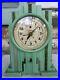 Art Deco Rare Green Bakelite Skyscraper Telechron Electrolarm 700 Clock