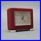 Art Deco Savings Clock Alarm Clock Money Box Red Untested 1.79GRÜ